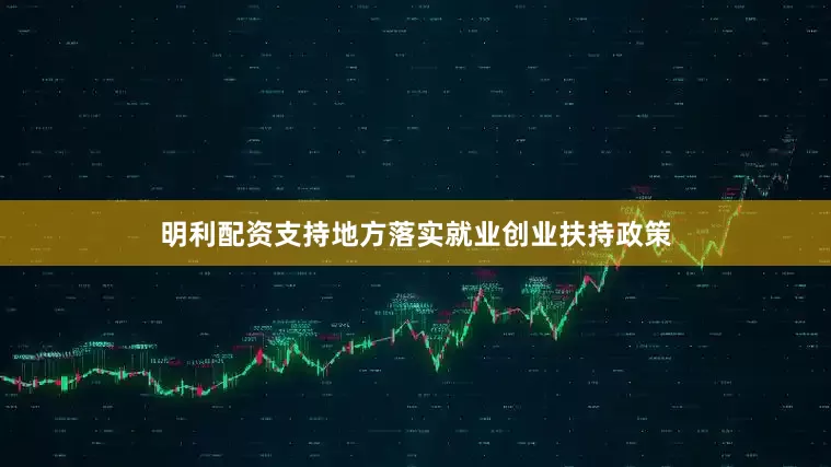 明利配资支持地方落实就业创业扶持政策