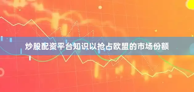 炒股配资平台知识以抢占欧盟的市场份额